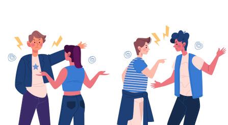 Картинка к тесту - Конфликтная ли вы личность?