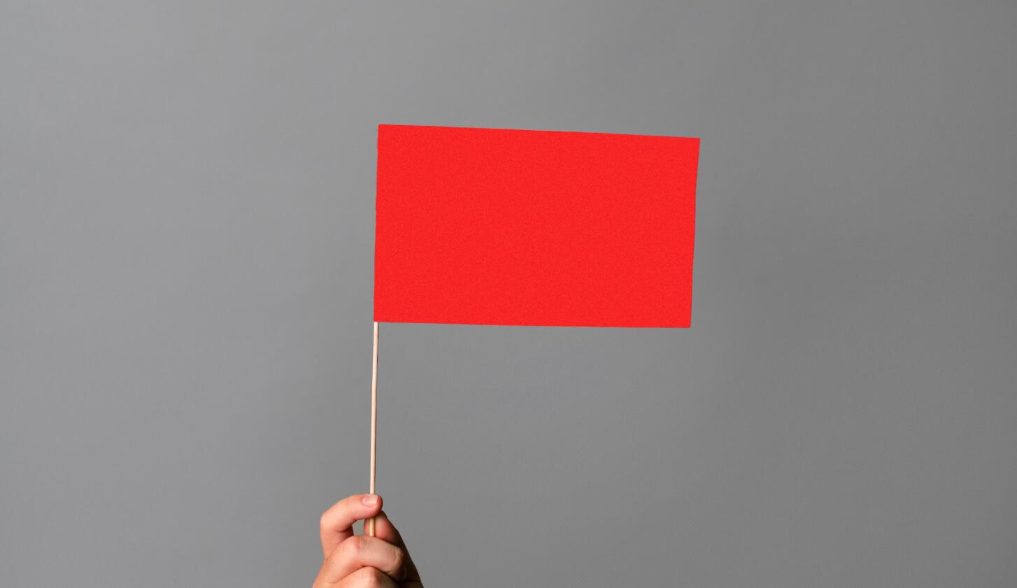 Картинка к тесту - Какой ты ред флаг? 🚩